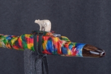 Boxelder Burl Native American Flute, Minor, High D-5, #U2E (1)